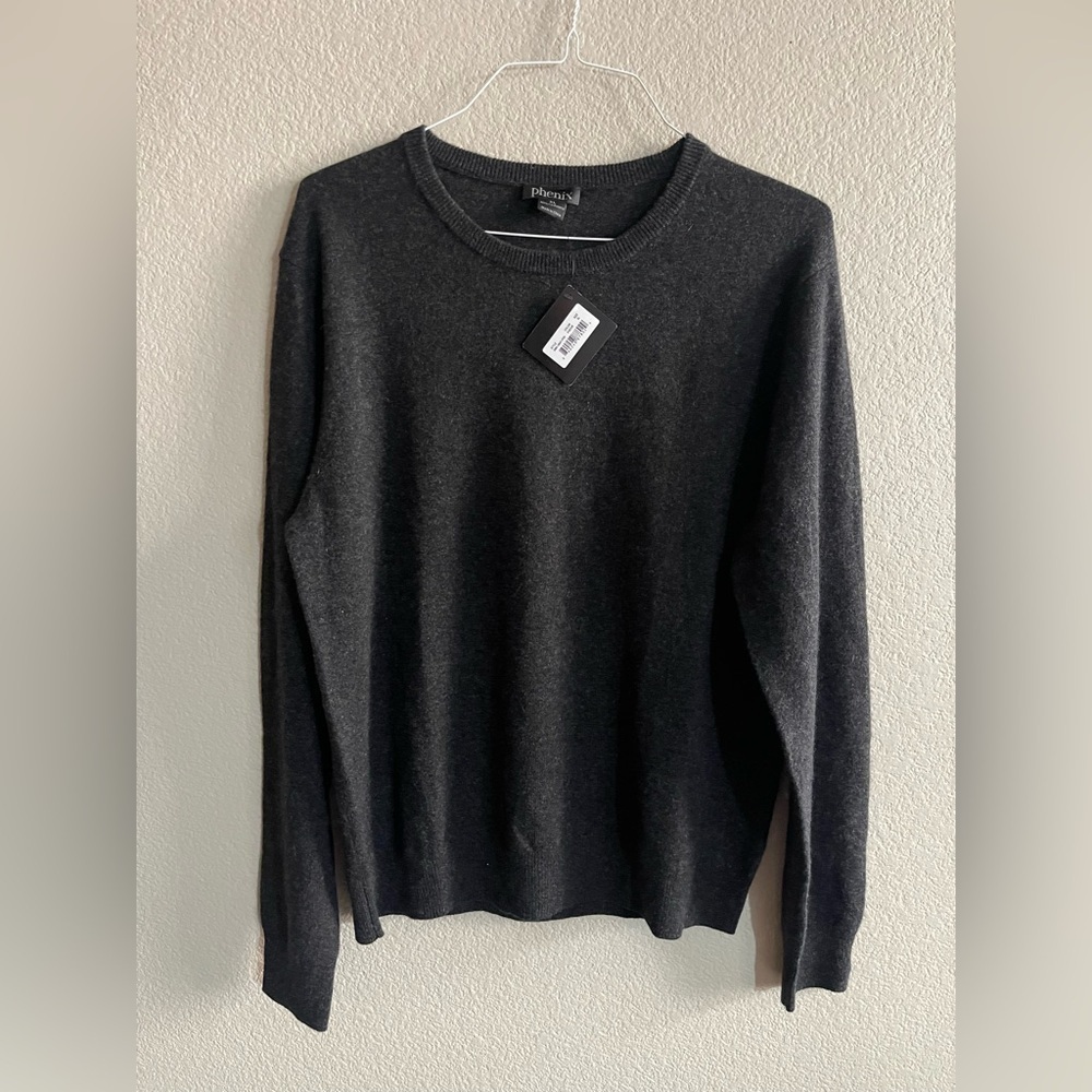 Phenix Dark Gray Cashmere Sweater